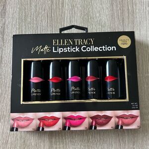 NEW … ELLEN TRACEY “5 Piece” Matte Lipstick Collection